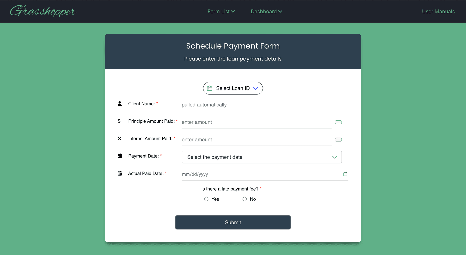 Loan Application Form
