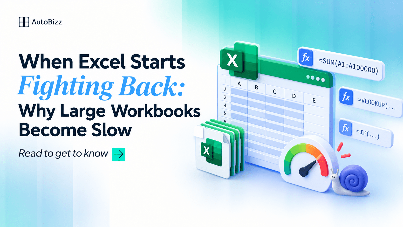 When Excel Starts Fighting Back: Why Large Workbooks Become Slow