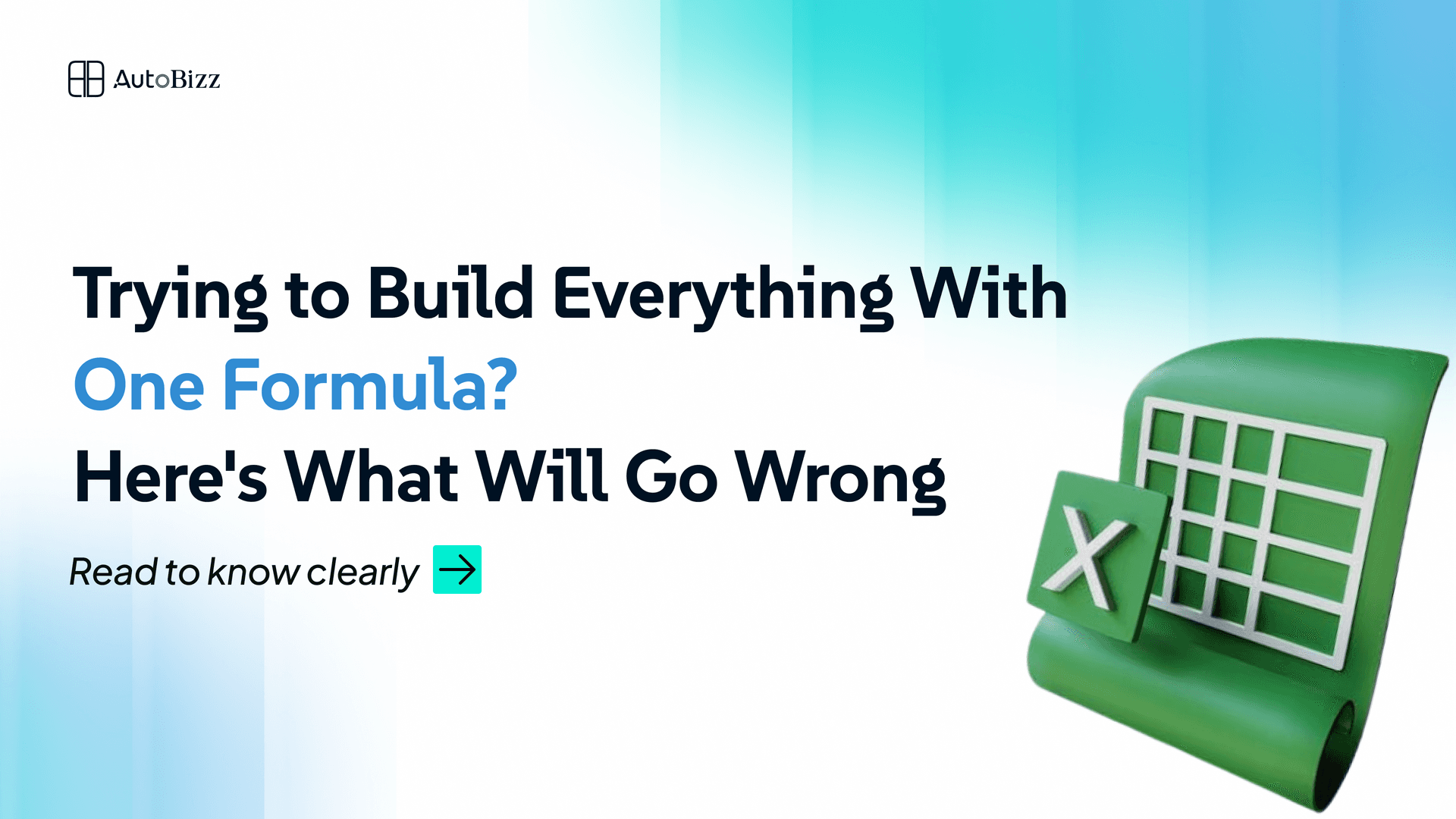 Trying to Build Everything With One Formula? Here's What Will Go Wrong